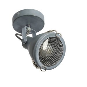 Nástěnná lampa Crodo E14 šedá