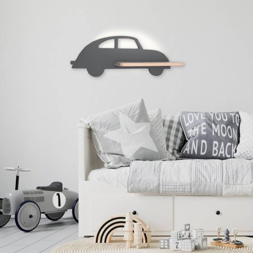 Dětská nástěnná lampička CAR LED