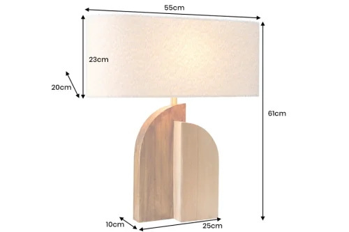 Stolová lampa PHANES Dekorhome