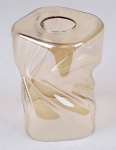 Jantarové skleněné stínidlo E27 pro lampu Felis