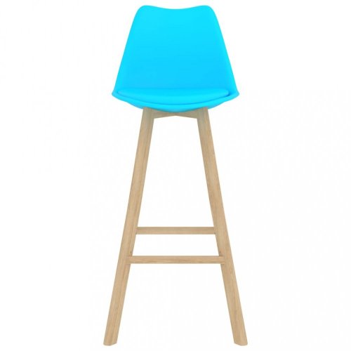 Barová židle 2 ks Dekorhome - BAREVNÁ VARIANTA: Světle modrá