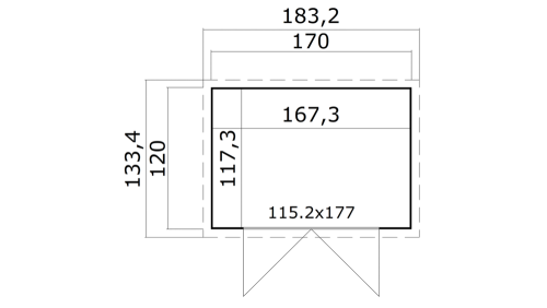 Zahradní domek MORI