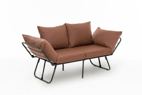 Dvojmiestna rozkladacia pohovka Viper 2-Seater - Light Brown