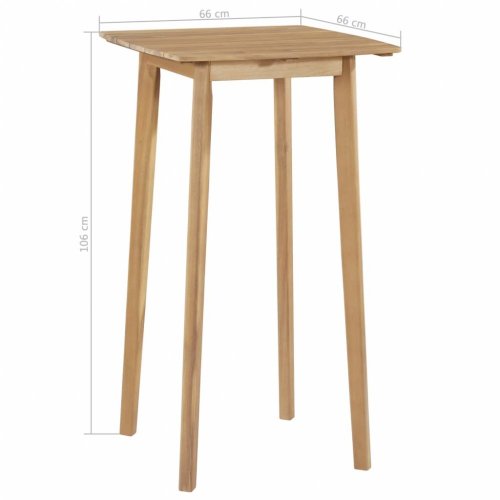 Barový stůl 60x60 cm z akáciového dřeva