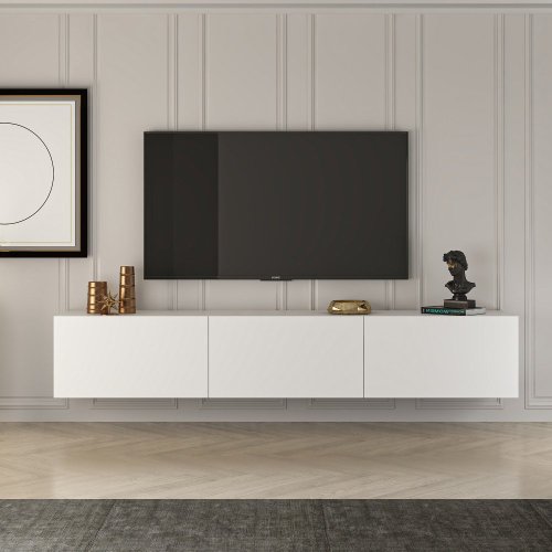 TV stolek West - White