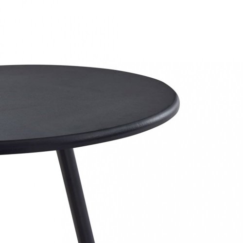 Barový stôl Ø 60cm Dekorhome - BAREVNÁ VARIANTA: Čierna
