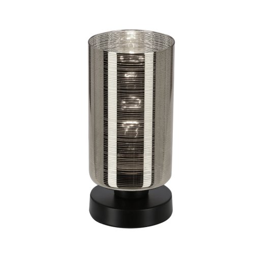 Stolní lampa chromované sklo zrcadlo Cox