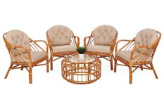 Zahradní sedací souprava 5 ks