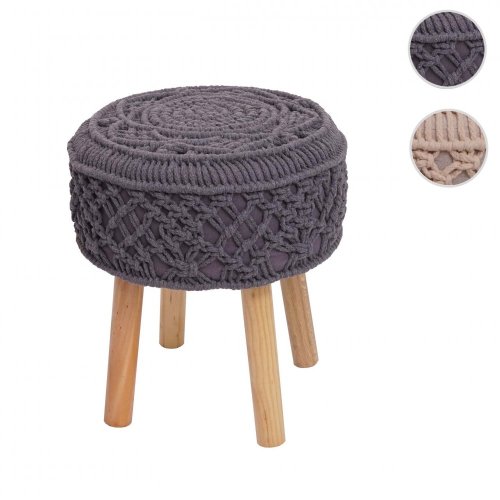 Macramé taburet