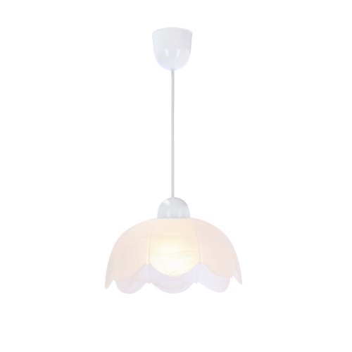 Závesná lampa Pansy 18 1x60W e27 biele tienidlo