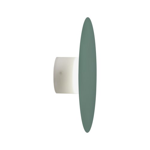 Zelená kovová LED nástenná lampa 6W 250mm Holar Ledea