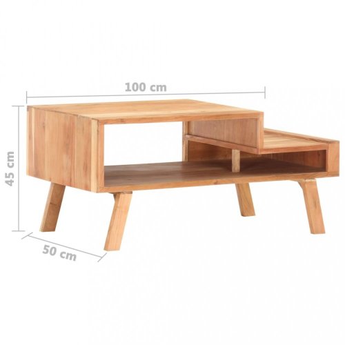 Konferenčný stolík 100x50x45 cm akáciové drevo Dekorhome