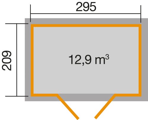 Drevený záhradný domček 226