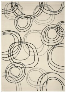 Kusový koberec Circles cream 190x280 cm