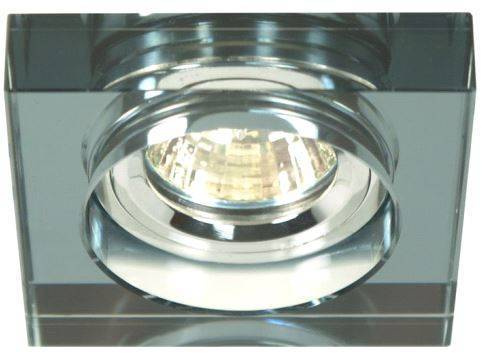 Sada 3 černých čtvercových LED stropních světel SS-16