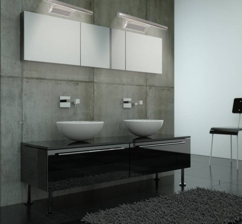 Nástěnná lampa LED 5W forte kulatá LED trubice saténová