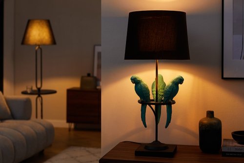 Stolní lampa MEBIS Dekorhome - BAREVNÁ VARIANTA: Tyrkysová