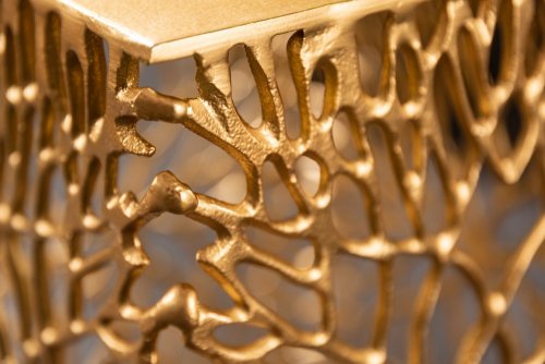 Odkládací stolek 2 ks ESUS Dekorhome - BAREVNÁ VARIANTA: Zlatá