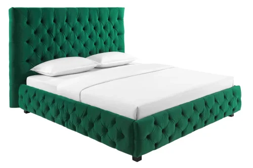 Chesterfield postel PALLAS Dekorhome - BAREVNÁ VARIANTA: Hořčicová