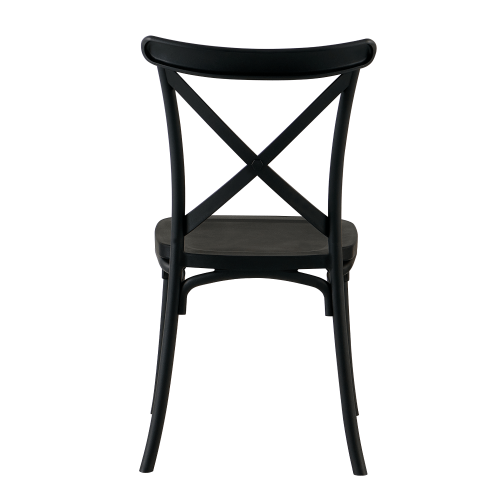 Stohovatelná židle SAVITA - BAREVNÁ VARIANTA: Černá