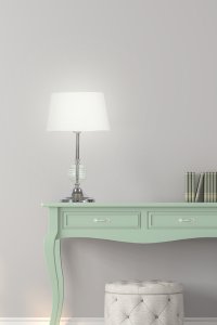 Světle zelená stolní lampa Fero