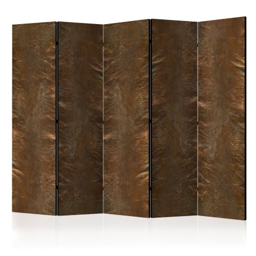 Paraván Copper Chic Dekorhome - ROZMĚR: 135x172 cm (3-dílný)