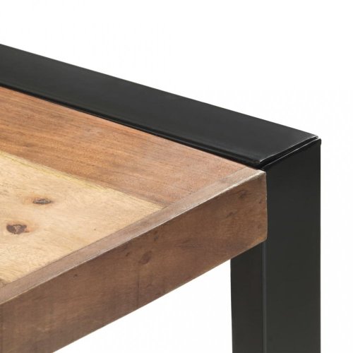 Jedálenský stôl masívne drevo / kov Dekorhome