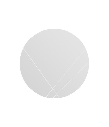Zrkadlo Lopi - White