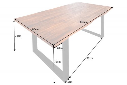 Jídelní stůl TALOS Dekorhome - ROZMĚR: 180x90x76 cm