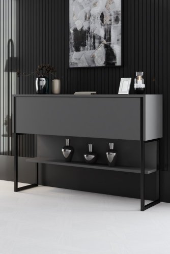 Komoda Luxe - Black, Anthracite