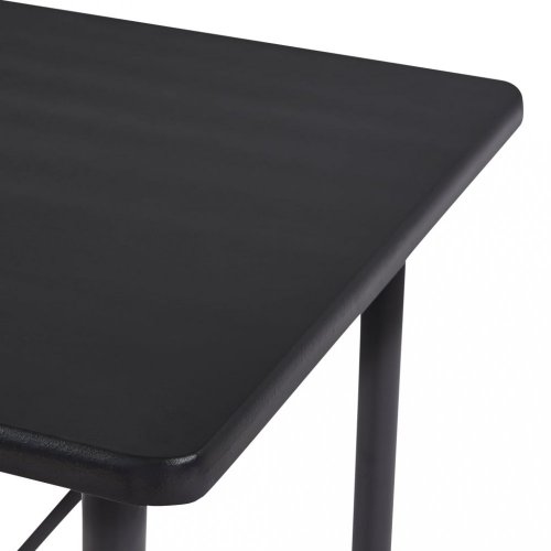 Barový stôl 120x60 cm Dekorhome - BAREVNÁ VARIANTA: Čierna