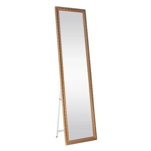 Stojanové zrcadlo LAVAL - BAREVNÁ VARIANTA: Bílá / zlatá