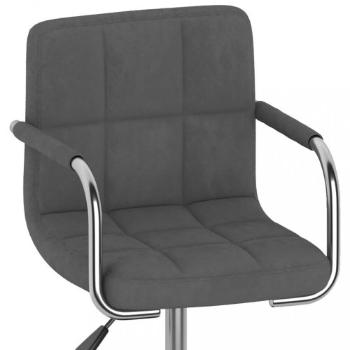 Otočná židle kov / samet Dekorhome - BAREVNÁ VARIANTA: Černá
