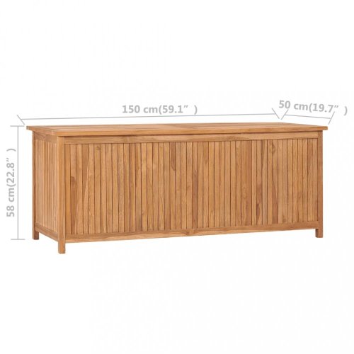 Zahradní úložný box teak Dekorhome