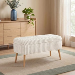 Lavice s úložným prostorem OSLO LINEN TOSCANO