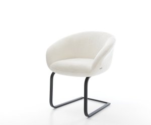 Konzolová jedálenská stolička Vinka-Flex s opierkami bouclé mäkký