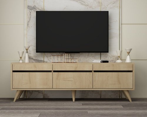 TV stolek River - Sapphire Oak