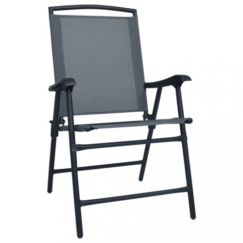 Skládací zahradní židle 2 ks Dekorhome - BAREVNÁ VARIANTA: Černá