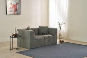 Dvojmiestna pohovka Raks - Grey