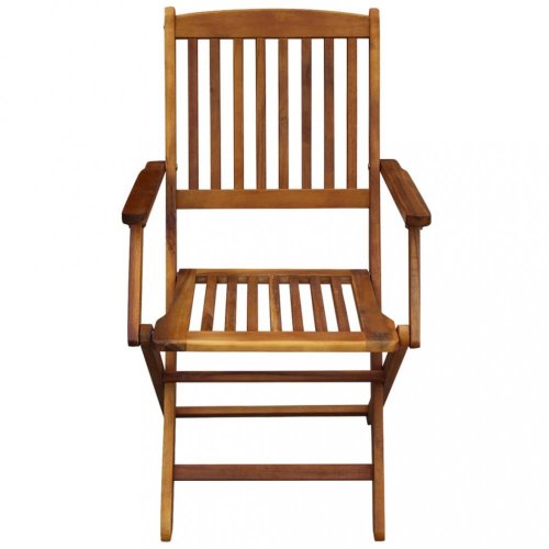 Skladacia záhradná stolička 6 ks akáciové drevo Dekorhome