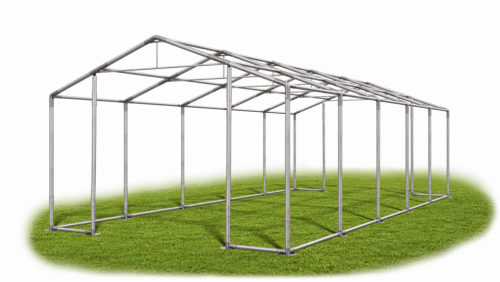 Garážový stan 6x10x2,5m střecha PVC 560g/m2 boky PVC 500g/m2 konstrukce ZIMA