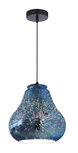 Závesná stropná lampa galaktická e27 3d