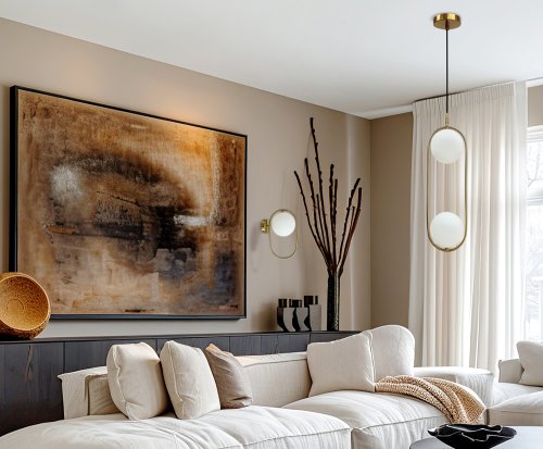 Závesná lampa Cordel, brúsené zlato, 2x28W G9, biele tienidlo