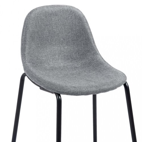 Barový set 3ks textil / bílá Dekorhome