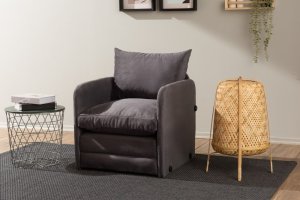 Rozkladacie kreslo Saga Single - Grey