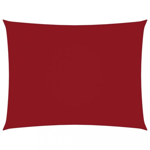 Stínící plachta obdélníková 5 x 6 m oxfordská látka Dekorhome - BAREVNÁ VARIANTA: Červená