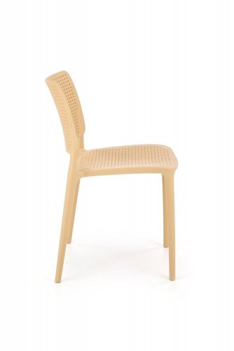 Stohovatelná jídelní židle K514 - BAREVNÁ VARIANTA: Bílá