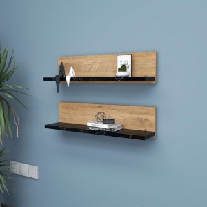 Nástenná polica Shelf - Black