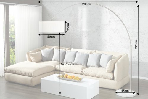 Stojací lampa JEREVAN Dekorhome