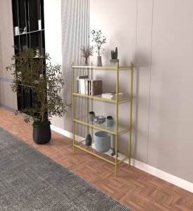 Knižnica Marta - Gold, Glass